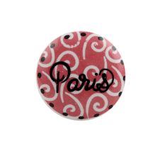 Paris Pink Flat Drawer Knob